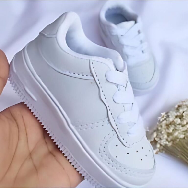 Tênis Infantil Branco Confortável – Unisse