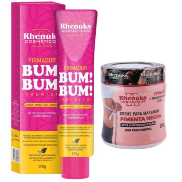KIT BUMBUM PERFEITO – 1 FIRMADOR DE BUMBUM +