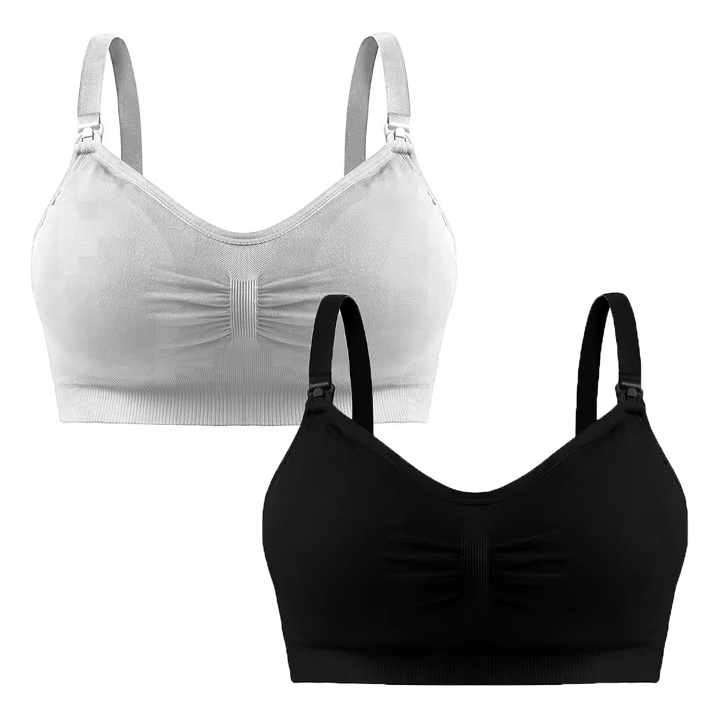 Kit2 Sutia Amamentação Reforçado Lingerie Roupa Maternidade