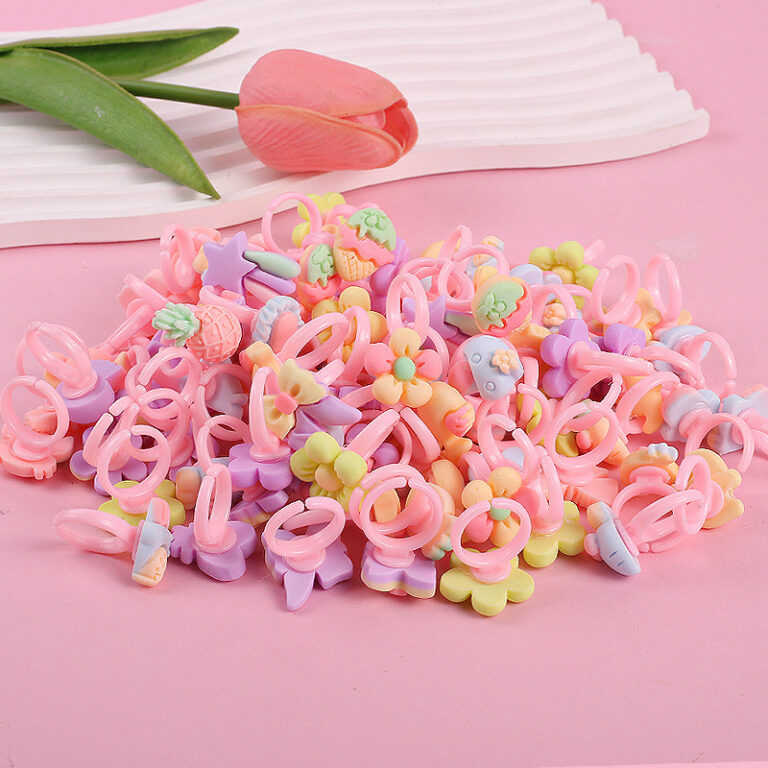 Kit 30/50/100 Anéis Infantis – Coloridos co