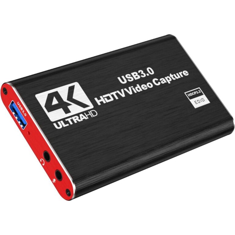 Placa Captura Vídeo 4K HDMI 60FPS USB 3.0 –