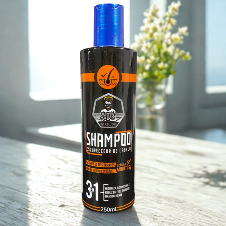 Shampoo Escurecedor De Cabelo Branco Grisalho 250m