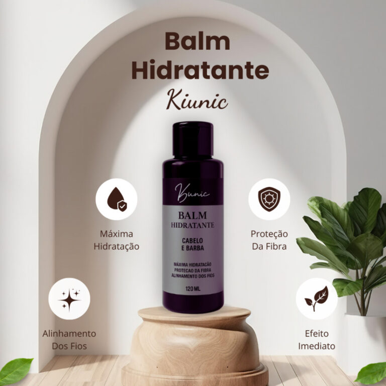 Bálsamo Hidratante Capilar para Barba e Cabelo Ki