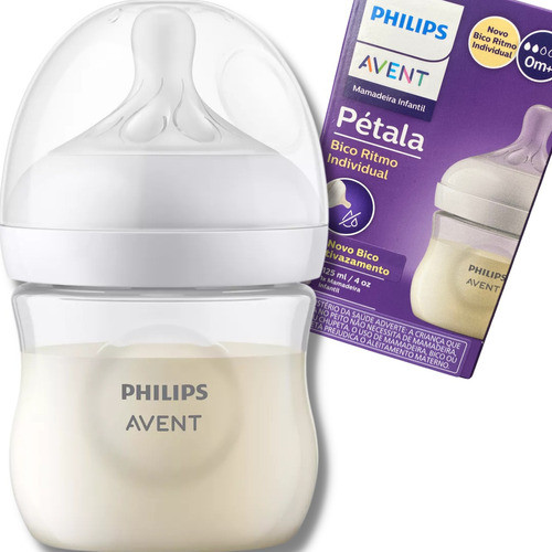Mamadeira Philips Avent Pétala 3.0 125ml 0m+ Bico