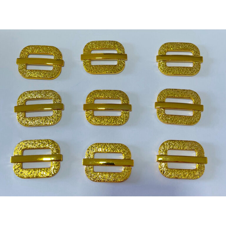 Fivela passador dourado ABS 30mm – 25 peças