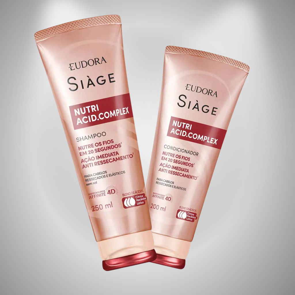 SIÁGE – Shampoo 250ml + Condicionador 200ml – Nutri Acid.Complex