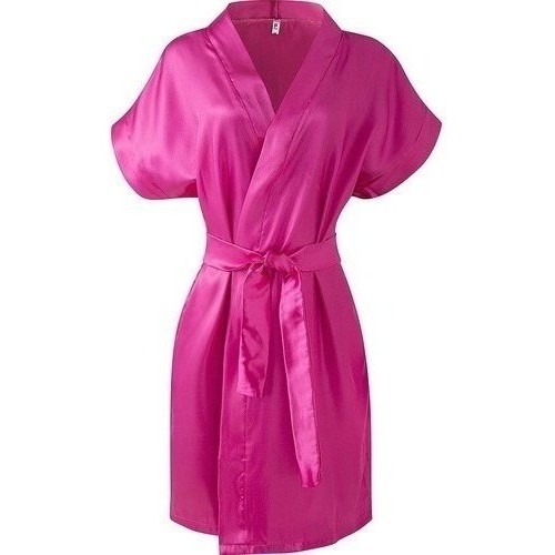 ROBE DE CETIM COM ELASTANO SEM BORDADO