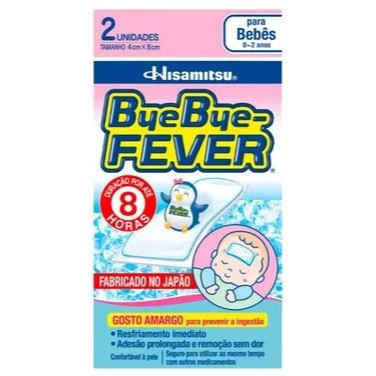 Adesivo para Alívio da Febre Bye Bye Fever Bebês