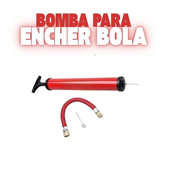 Bomba De Encher Bola Bombinha Ar Manual Inflar Com