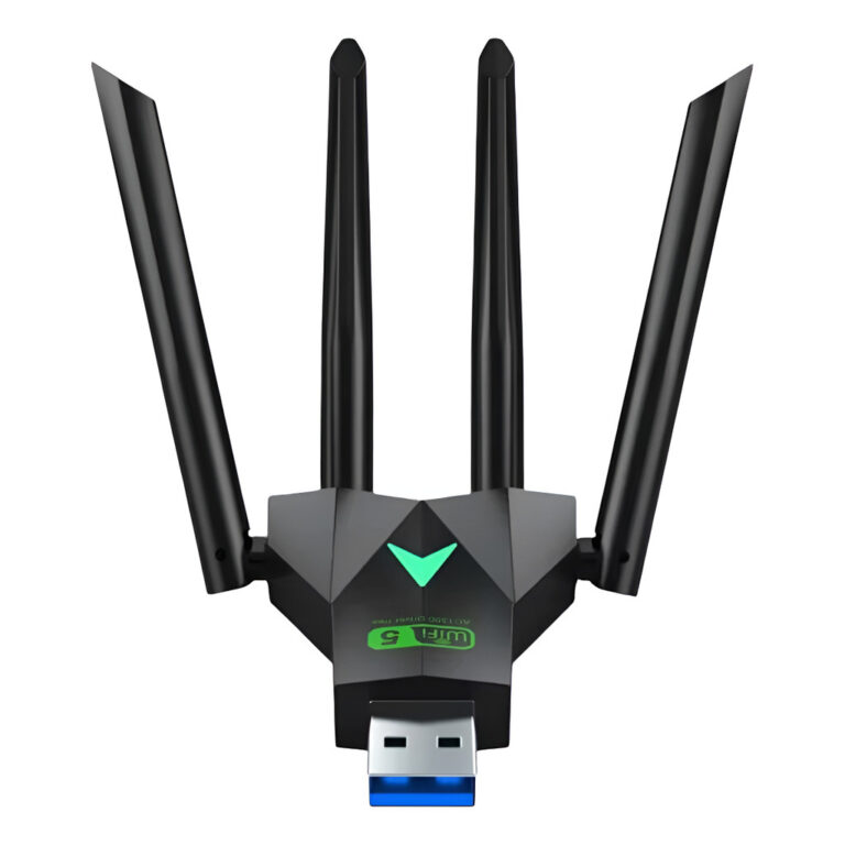 Adaptador Wifi Usb Dual Band Com 4 Antenas Kp-aw16