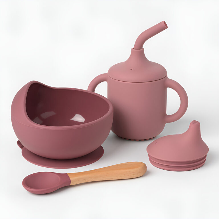 Kit Papinha Sem Bagunça Silicone Premium Ventosa 