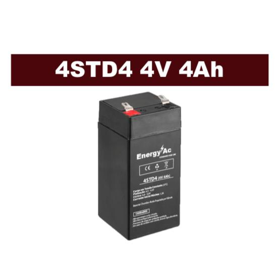 Bateria 4v 4ah para balanças, alarmes e brinquedo