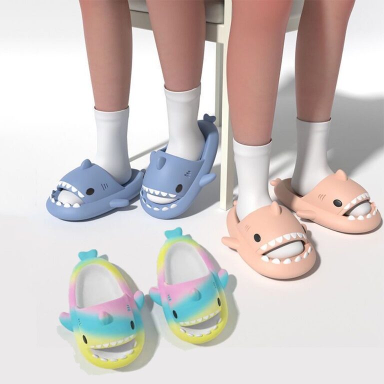 Chinelos Tubarão Adulto Verão Amantes EVA Desenh