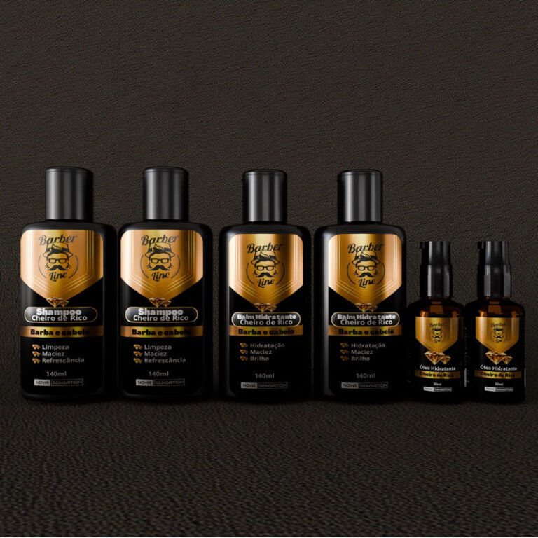 Produtos Para Barba 2 Balm, 2 Óleo e 2 Shampoo Ki