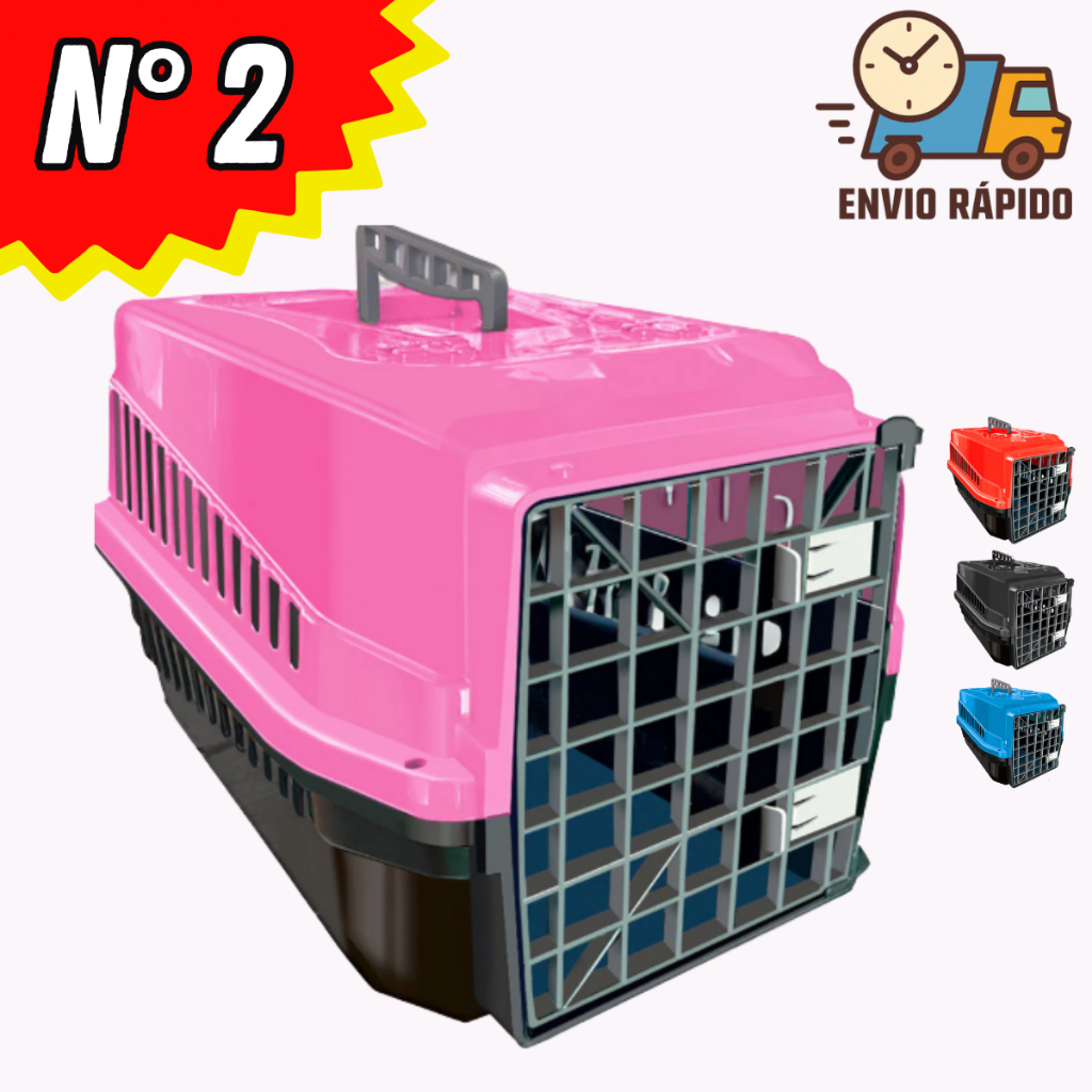 Caixa de Transporte N2 Pet Filhotes/Portes pequenos Cachorros Pequenos e Gatos