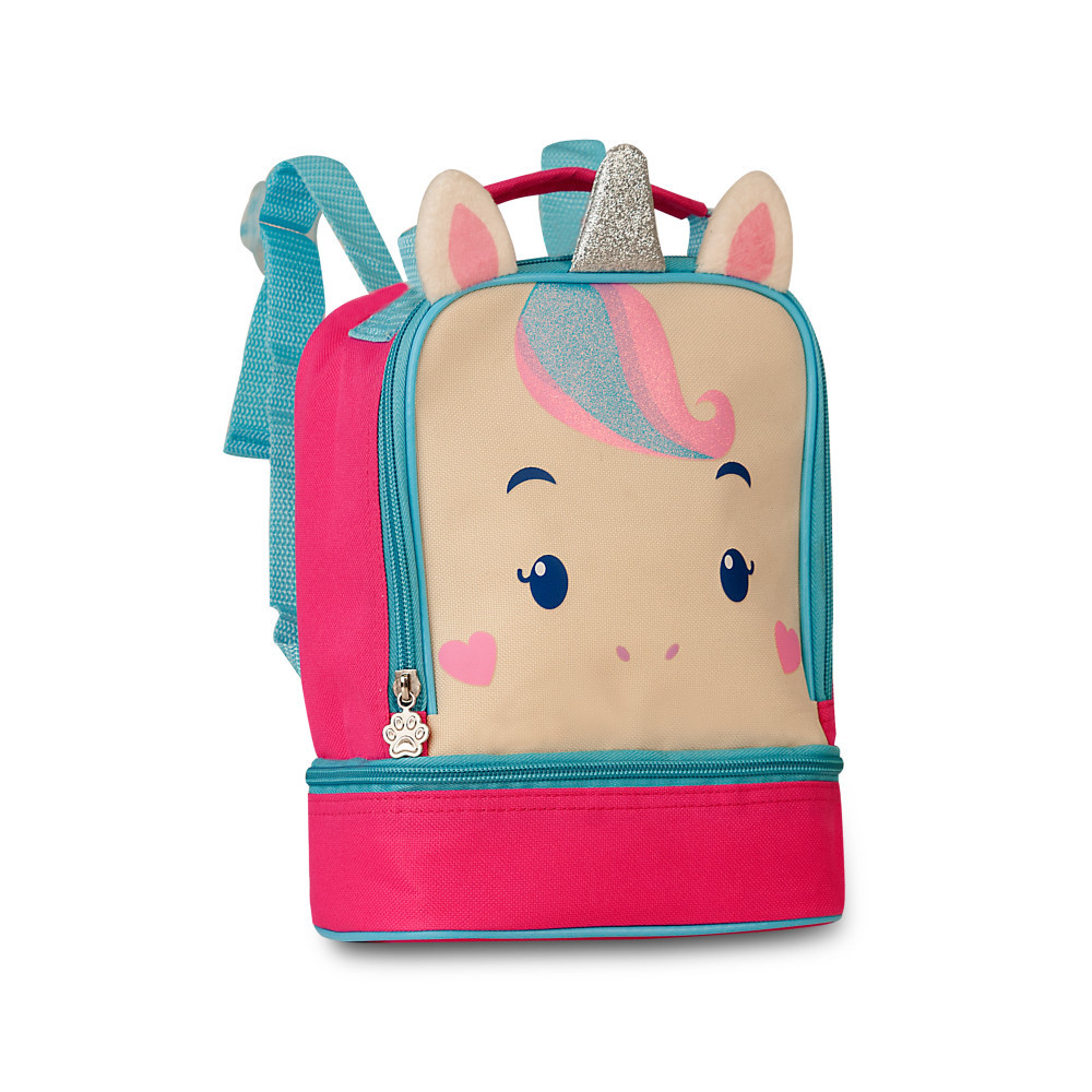 Lancheira Térmica Infantil com Alça – Unicornio Rosa