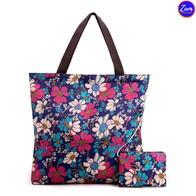 Sacola De Ombro Grande Bolsa Dobrável Impermeáve