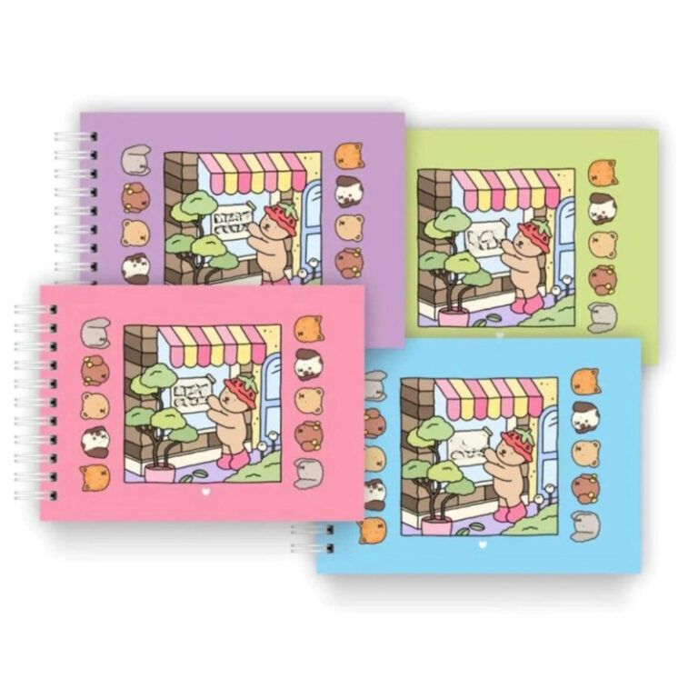 Livro de Colorir 50 Folhas CAPA DURA Holográfico 