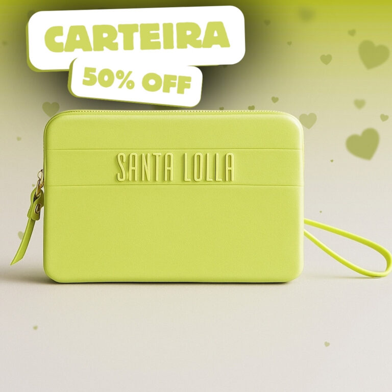 Carteira Feminina Compacta Estilo Moderno com Zíp
