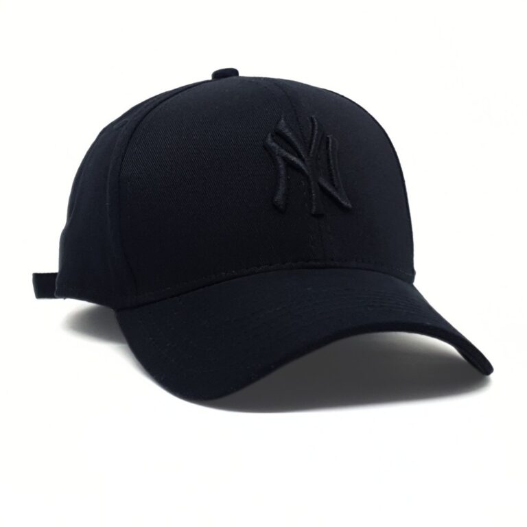 Boné Bordado Americano Todo Preto Unissex Promoç