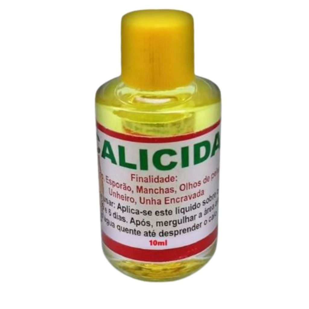 Calicida – Calos, Espourão, Manchas, Olho de Peixe, Unha encravada e Unheiro – 10ml