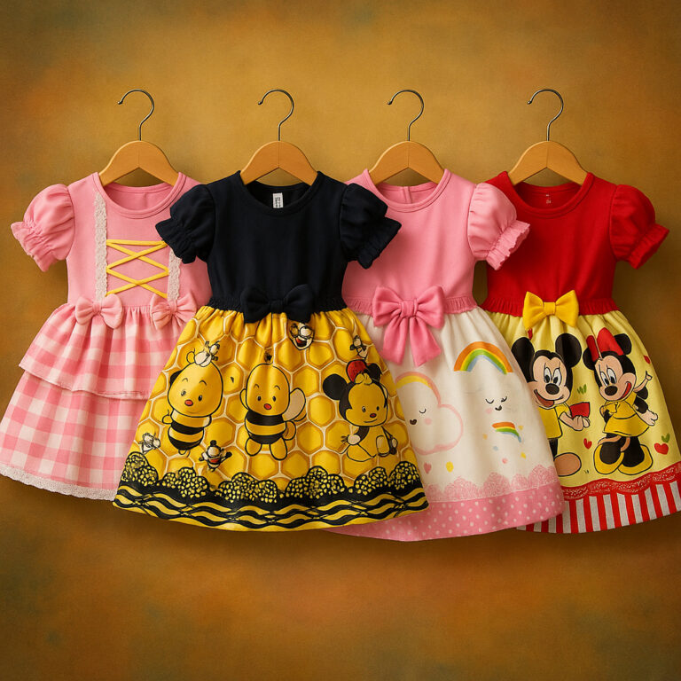 Vestido Festa Casual Manga Curta Ribana Canelado I