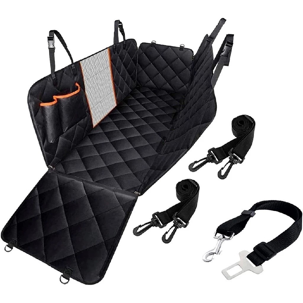 Capa Protetora Pet Impermeável 5 em 1 para Banco de Carro com Cinto de Segurança TECNO SHOP