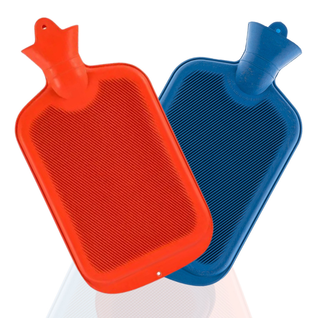 Bolsa Agua Quente Fria Borracha 2L Litros Compressa Bolsa Térmica Dor Cólica Dores Sinusite