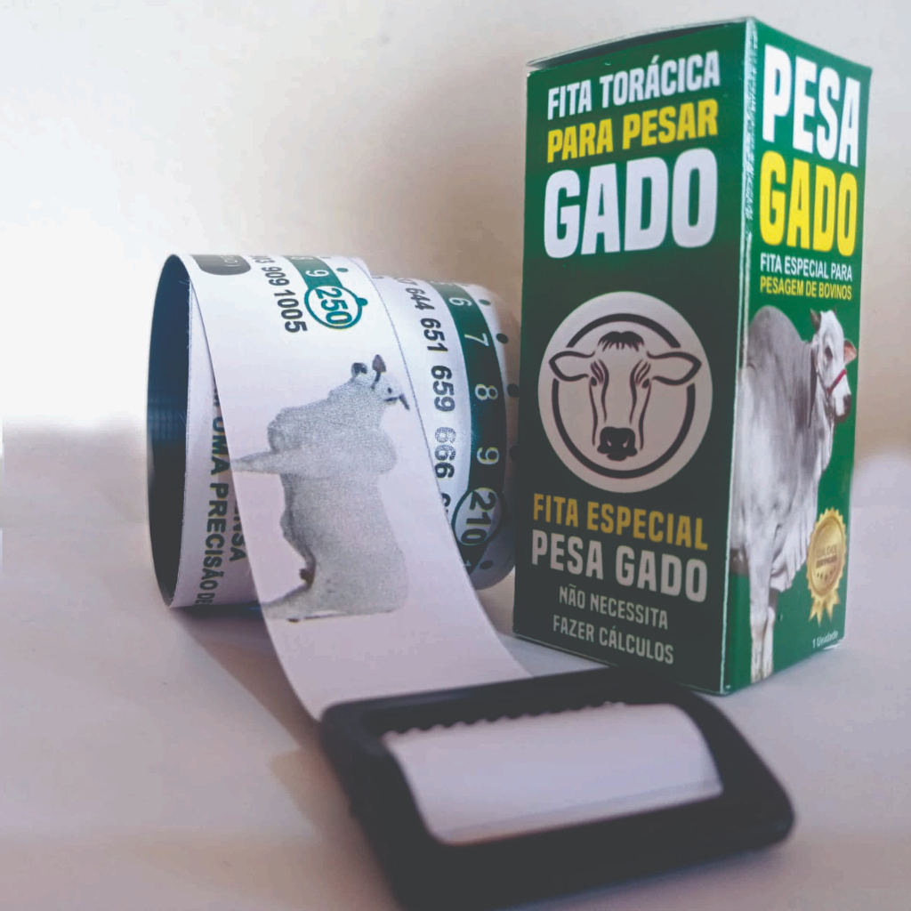 Fita para pesagem de gado