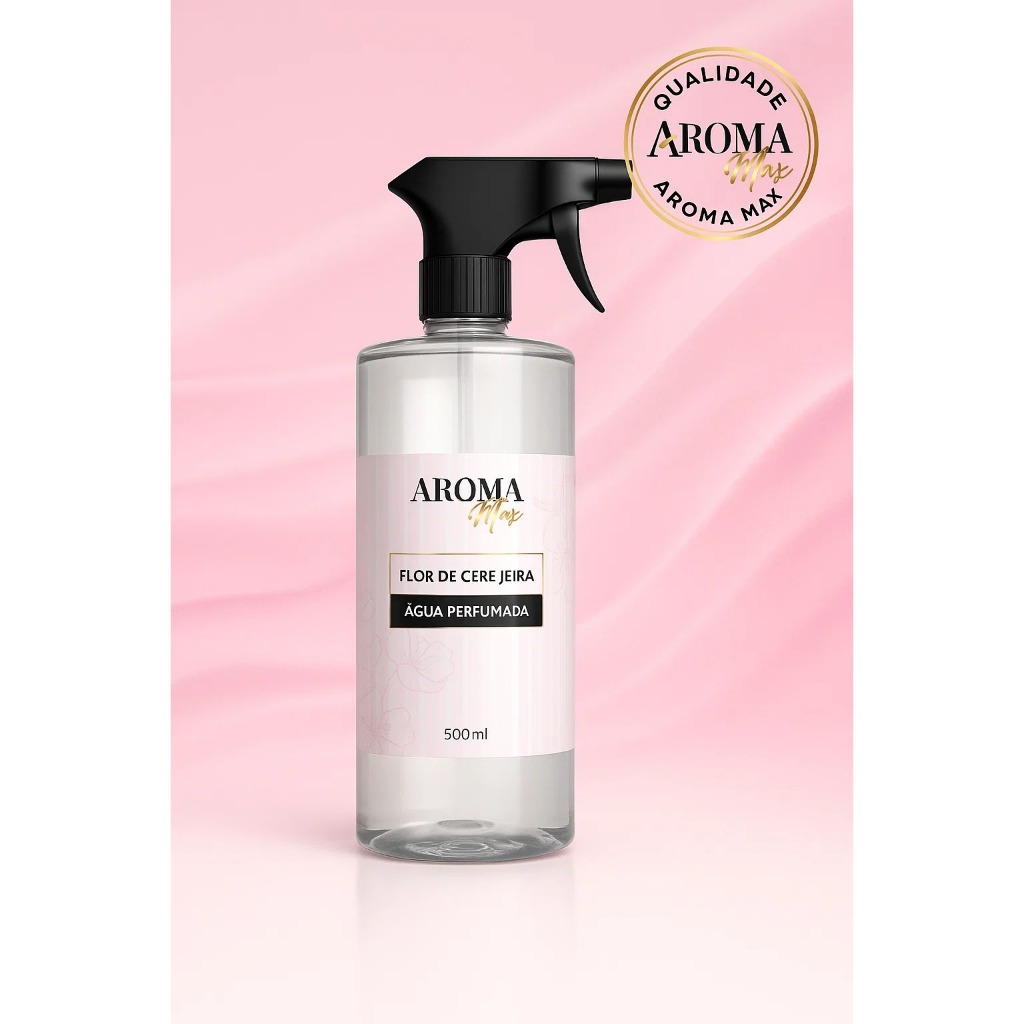 Água Perfumada Aromatizador Aroma Flor De Cerejeira Lençois Roupas Tecidos 500ml Lojas Presentes