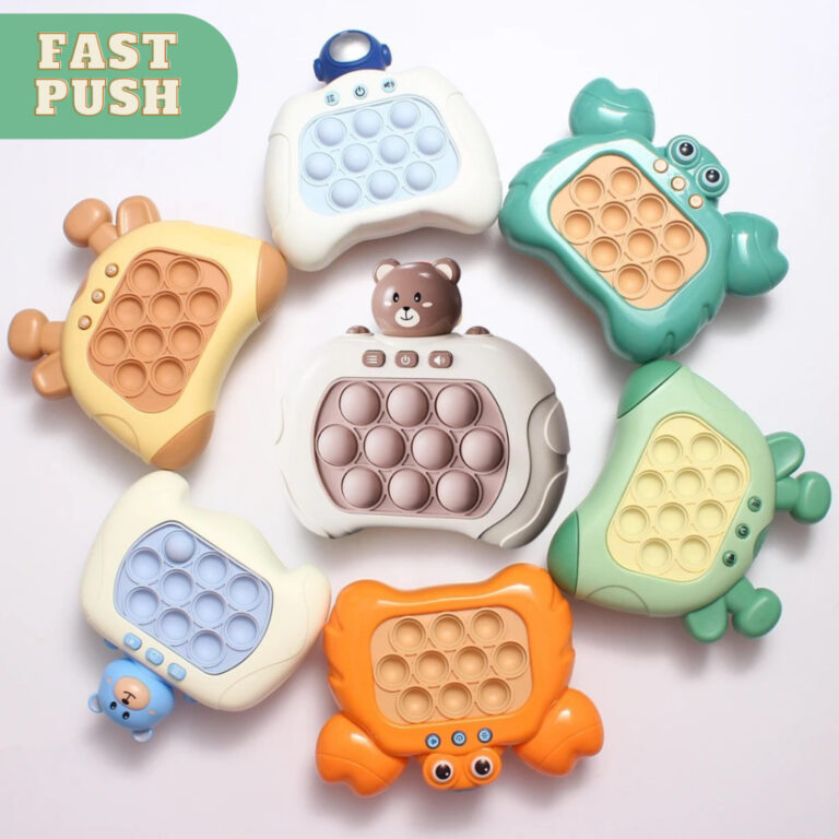 Kit 2 Fast Push Game POP IT Giro Brinquedo Game An