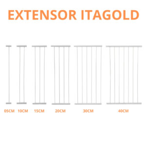 Prolongador de Portão: Proteja Pets e Crianças com Extensor 58cm