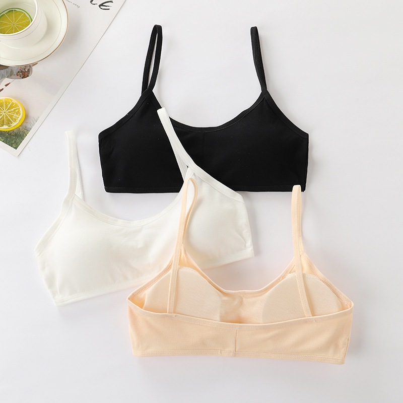 Sutiã Top De Dupla Camada Para Adolescentes/Meninas De 10-15 Anos