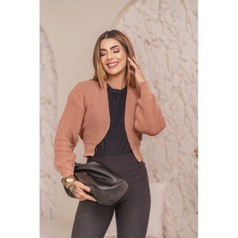 CASAQUINHO CURTO TRICÔ OUTONO INVERNO