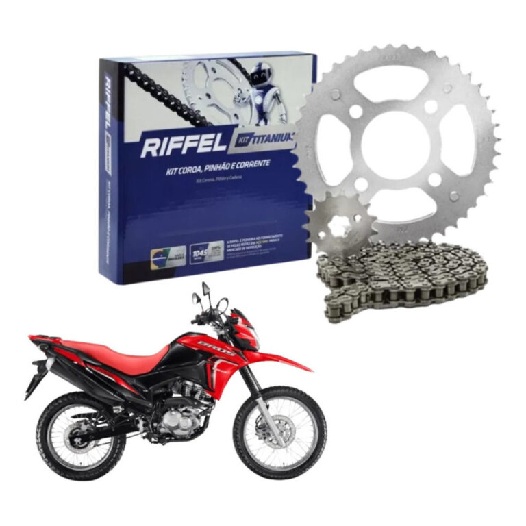 Kit Relação Tração Transmissão Nxr 160 Bros X
