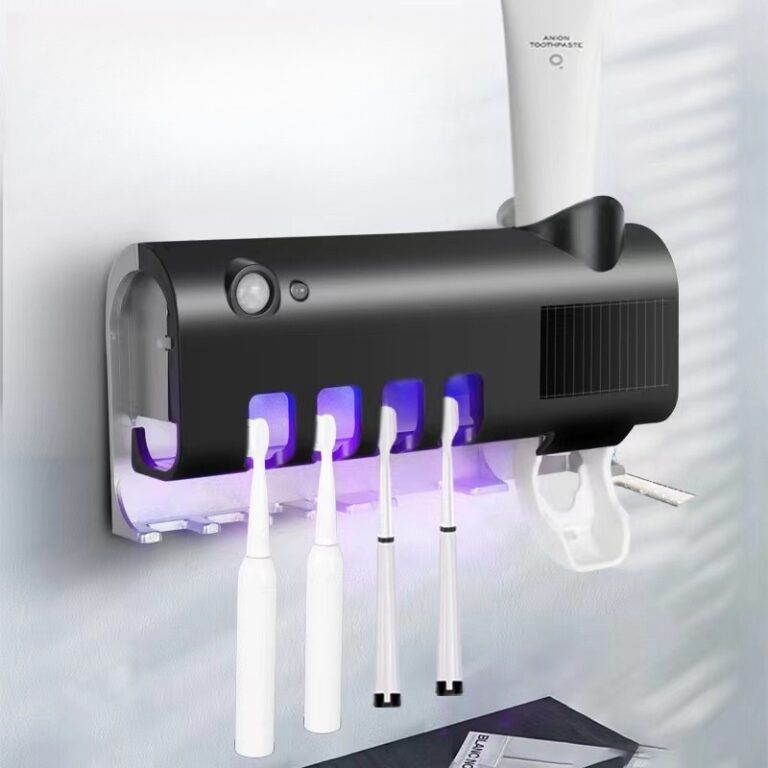 Aplicador Pasta De Dente Dispenser Porta Escovas C