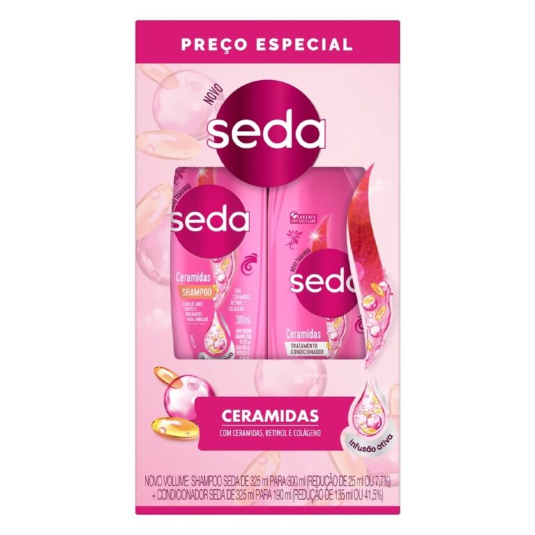 Kit Seda Ceramidas Shampoo 300ml  + Condicionador 
