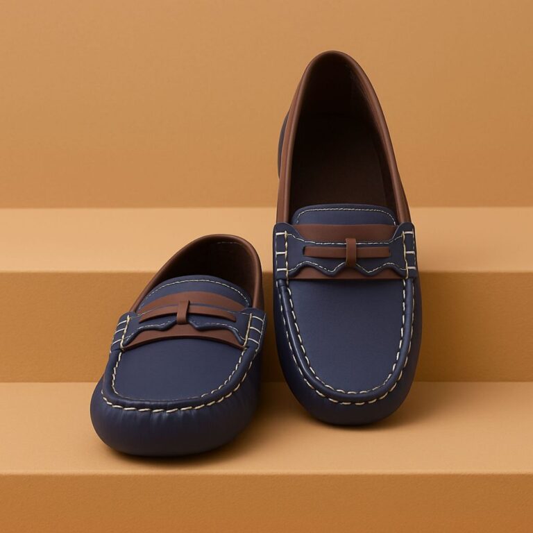 Mocassim Infantil Mili Sport 829 Marinho/Marrom