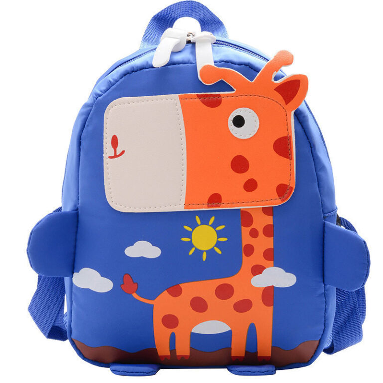Mochila infantil girafa fofa mochila anti-perda ja