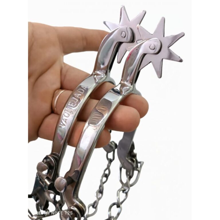 esporas em inox padrão abvaq abqm vaquejada caval