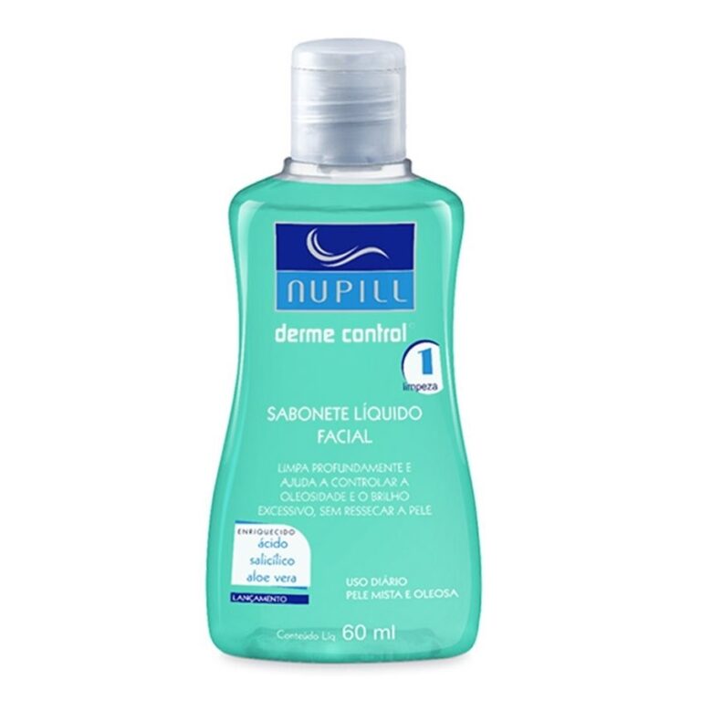 Nupill Sabonete Líquido Derme Control Facial 60ml
