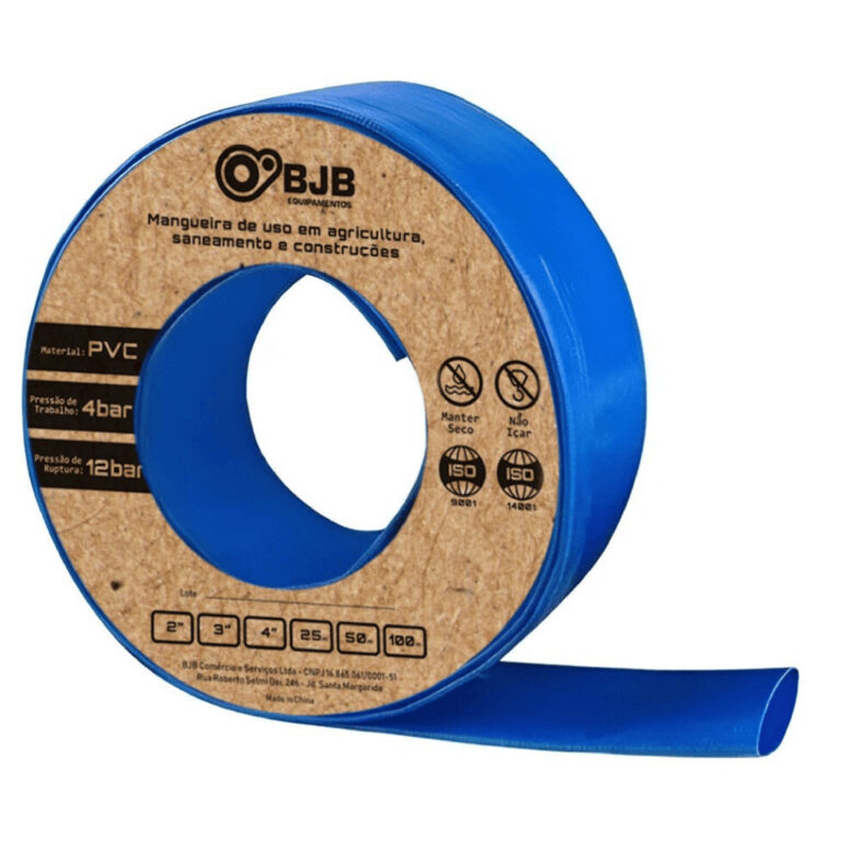 Mangueira Chata Pvc Flexível Motobomba 2 Polegada