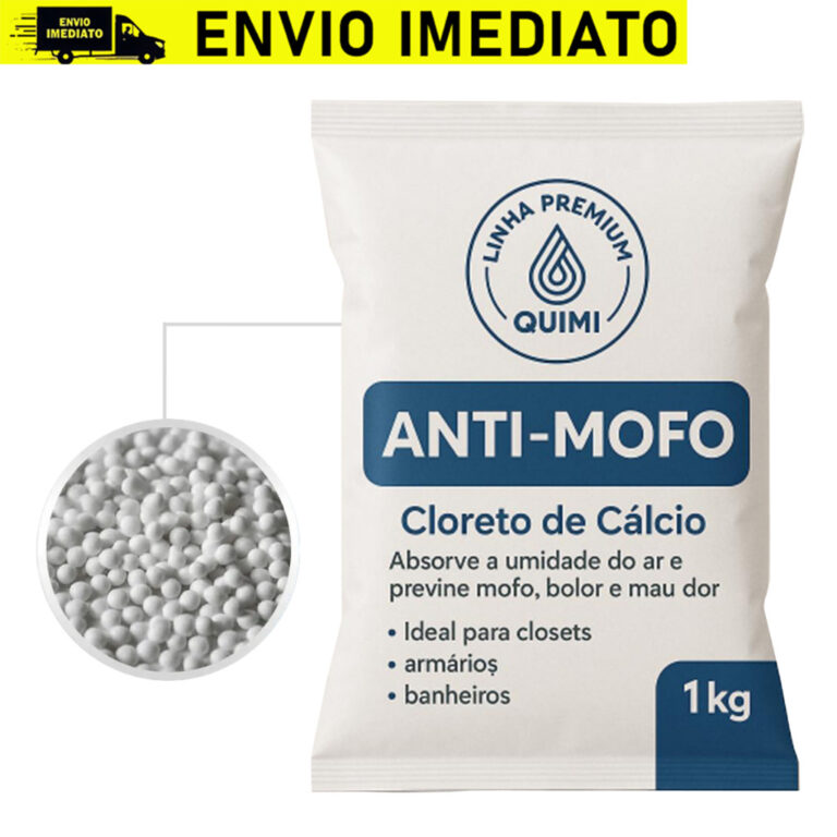 Cloreto de Cálcio PURO Anti Mofo em Bolinhas 1kg 