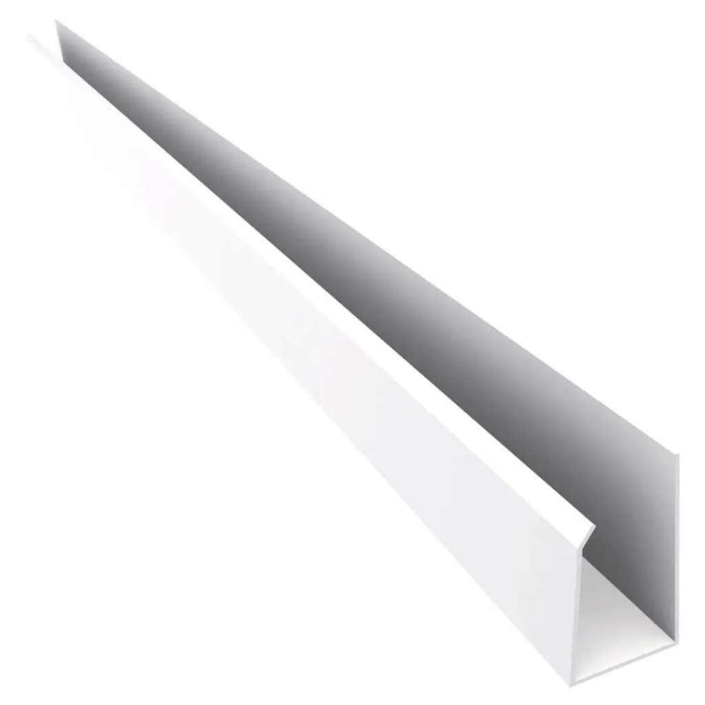 Kit Acabamento Perfil Rodaforro U De Pvc 8mmx120cm