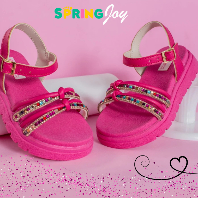 Sandália Flatform Infantil Menina Papete Glady St