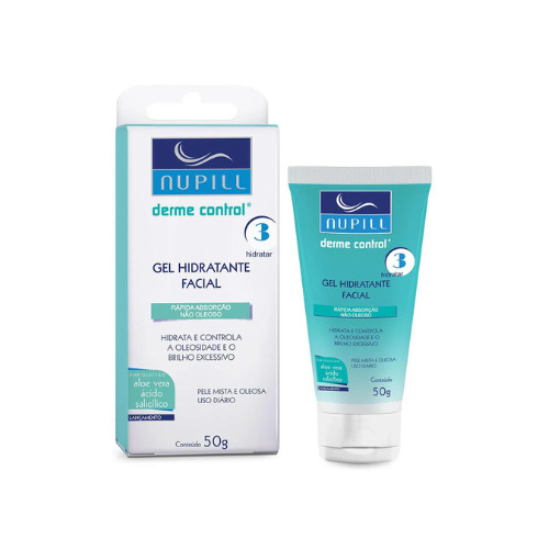 Gel Nupill Hidratante Facial Derme Control 50g