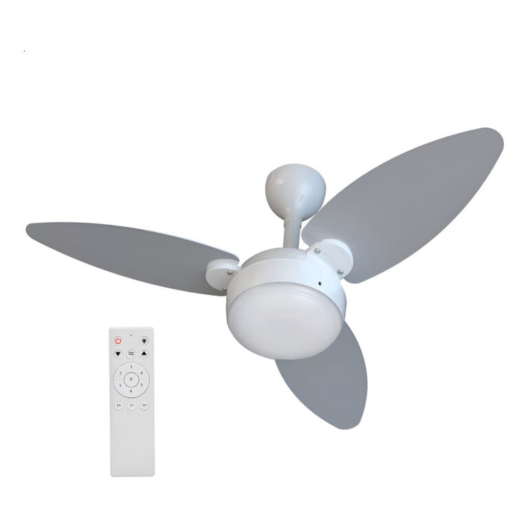 Ventilador Teto Inverter Elluz Ventisol Branco/cin