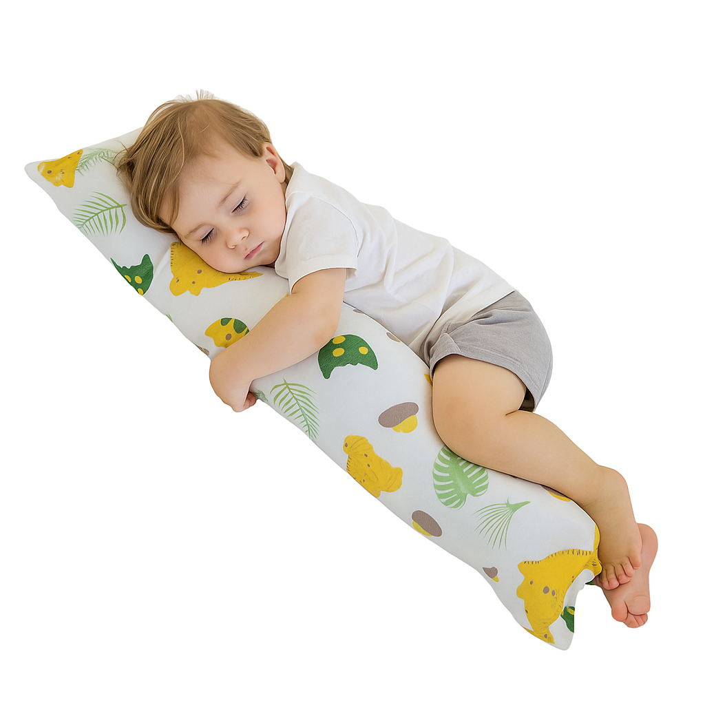 Travesseiro Xuxão Infantil de Corpo Confortável Animais Xuxinho Anatomico para Dormir Gigante com Fr