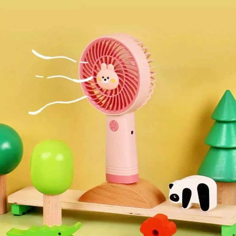 Mini ventilador portátil, carregamento USB portá
