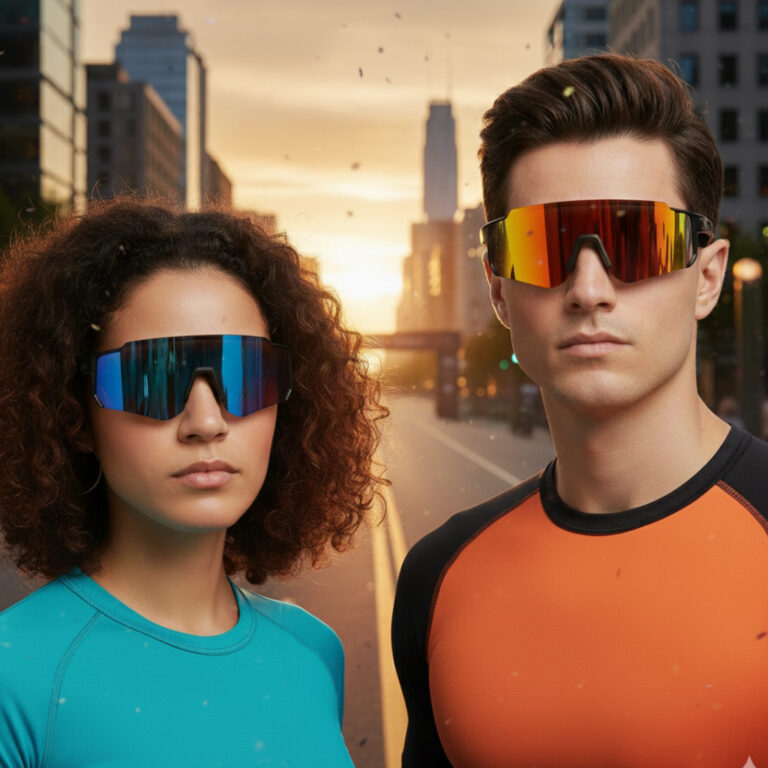 Óculos de Sol Esportivo Uv400 Unissex Para Esport
